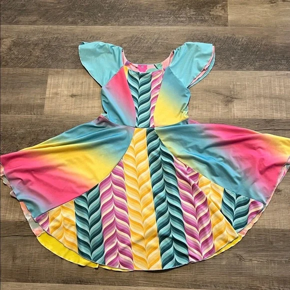 Twirly Girl reversible dress size 8 - Picture 3 of 15